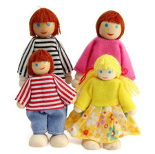 Puppenhaus Set Holz Puppen Möbel Puppenmöbel Moebel Kits Sets Familie für Kinder