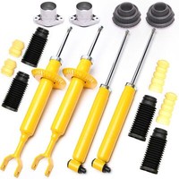 4X TA Sport-StoßDÄMpfer GAS Vorne Hinten + 4 Domlager + Staubschutz - Audi A6