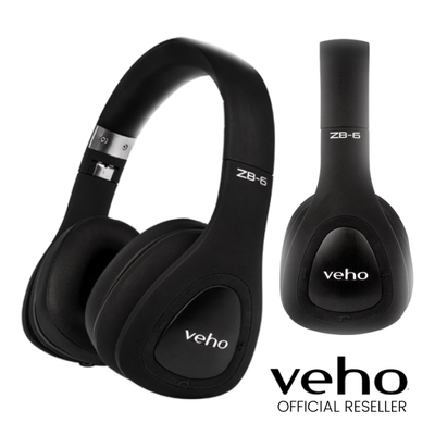 VEHO ZB-6 ON-EAR BLUETOOTH HEADPHONES 