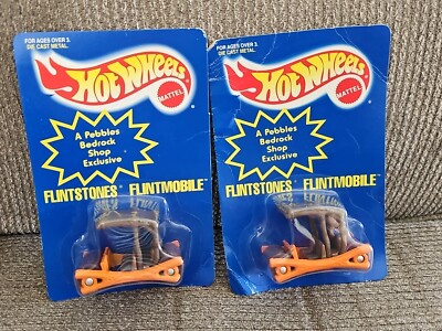 HOT WHEELS 1994 FLINTSTONES FLINTMOBILE Color Changing Die Cast Metal 