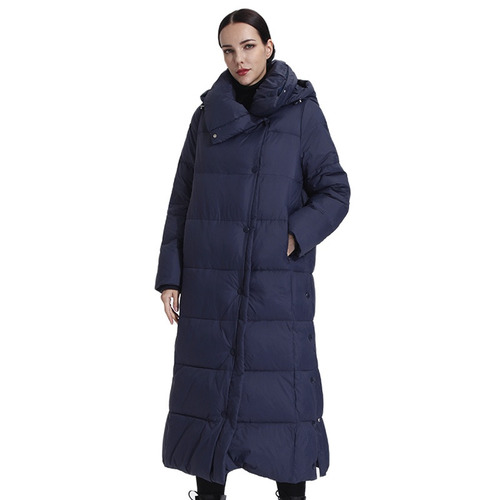 Long Padded Parka Coat Quilted Jacket 