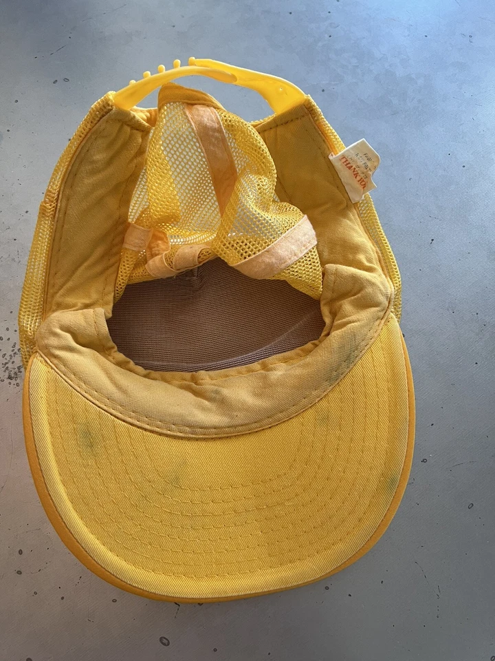 1987-88 Los Angeles Lakers Caricature Championship Hat Salem Trucker Cap Foto 4 de 4