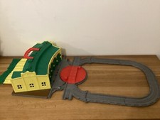 Thomas and Friends Take N Play Tidmouth Sheds with attached Track in Good Cond