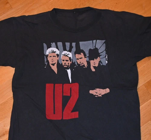 U2 concert -81 Boy War Tour rock band tee t 1980s vintage concert t-shirt, vintage, size XL, single stitch, B+ condition