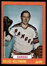 1973-74 Topps #153 Gilles Villemure New York Rangers NR-MINT SET BREAK!