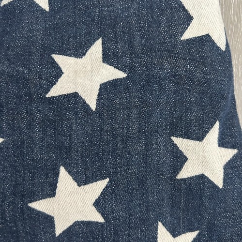 Girl’s Mini Boden Denim Skirt With White Stars Size 7-8Y - Picture 3 of 4