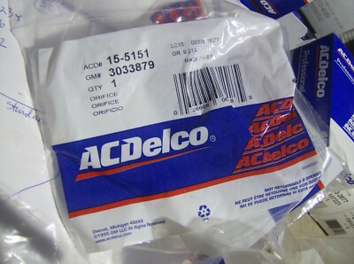 GENUINE ACDELCO GM 3033879 15-5151 A/C ORIFICE TUBES LOT OF 6 TUBES | eBay
