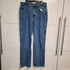 RedHead Brand Co. Straight Jeans Men's Size 32X32 Blue Medium Wash 5-Pocket