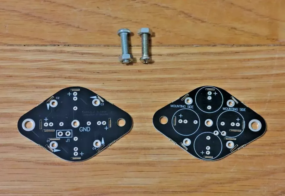 EICO HF-81 Amp Restauración Recapitulación Reparación Actualización Reconstrucción Kit Filtro Condensador Foto 4 de 4