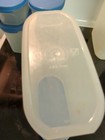 Lot of 5 Tupperware Modular Mates 1615, 1614, 1613, 1612, 1611 Blue Lids — photo 4