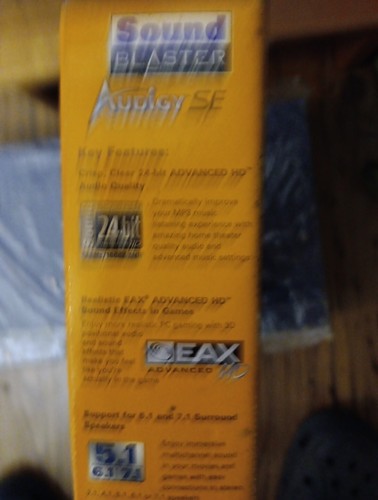 Creative Blaster Audigy SE Sound Card BRAND NEW SEALED Model SB0570 - Picture 3 of 7
