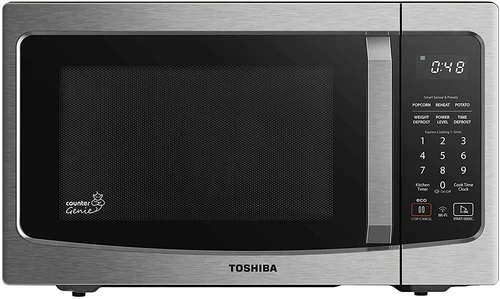 Toshiba 1.3 Cu ft. 1100 Watts Smart Microwave Oven with Alexa - Video Demo