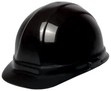 ERB 19949 Omega II Cap Style Hard Hat with Mega Ratchet Black Medium
