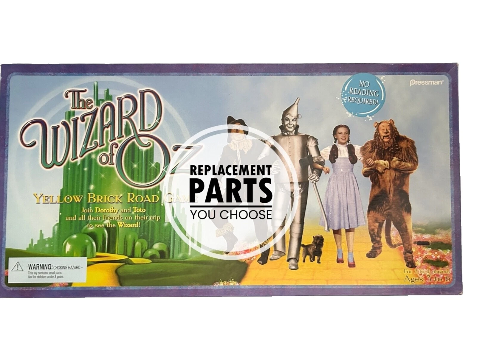 Wizard of Oz Board Game Pieces & Parts