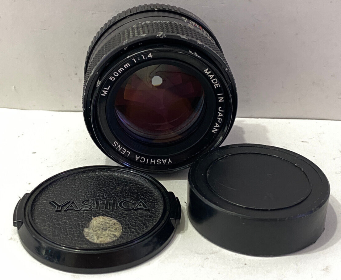 Yashica ML 50mm F/1.4 Manual Focus Standard Prime Lens Y/C Mount