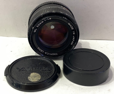 Yashica ML 50mm F/1.4 Manual Focus Standard Prime Lens Y/C Mount