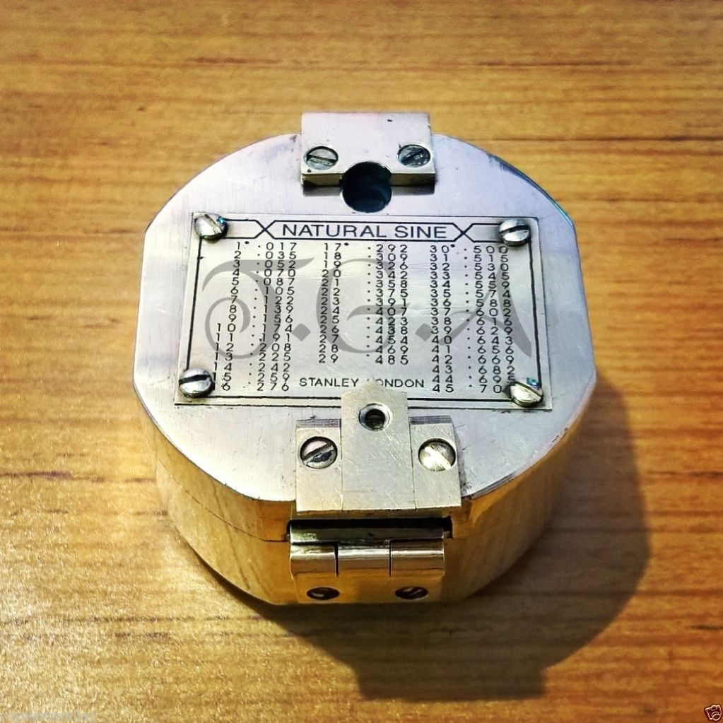 Antique Brass Nautical Brunton Compass Vintage Marine Collectible Gift