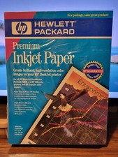 HP Hewlett Packard Premium Inkjet Paper 200 Sheets 8.5 x 11" NEW, SEALED