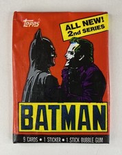 Topps Batman Second Series Wax Pack Trading Cards