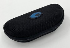 Costa De La Mar Fabric Semi- Rigid Clamshell Zipper Sunglasses Case New