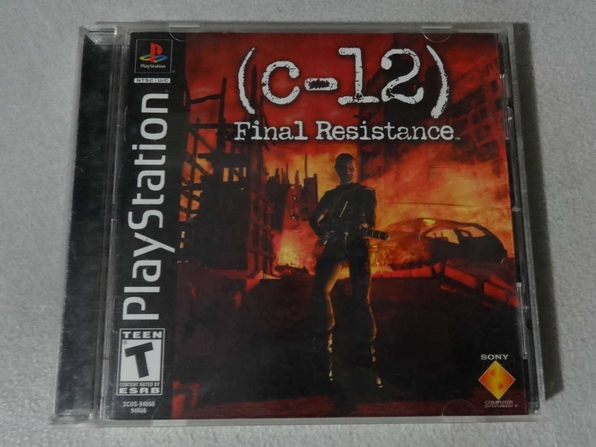c-12) Final Resistance Sony Playstation One PS1 PSX Game Complete