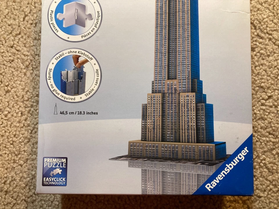 Rompecabezas Ravensburger Empire State Building Edition 3D 216 piezas completo 12 553 1 Foto 3 de 4