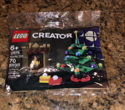 Set Of LEGO Holiday Tree Poly Bag New In 70