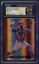 2024 Leaf Electrum #84 Caden Bodine Bronze 82/99 CGC PRISTINE 10 - 6015029014