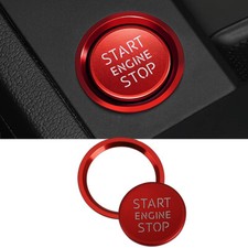 Interruptor de motor Start Stop cubierta de botón rojo apto para Audi Q5/Q7/A8L/A5/A6L/A4L