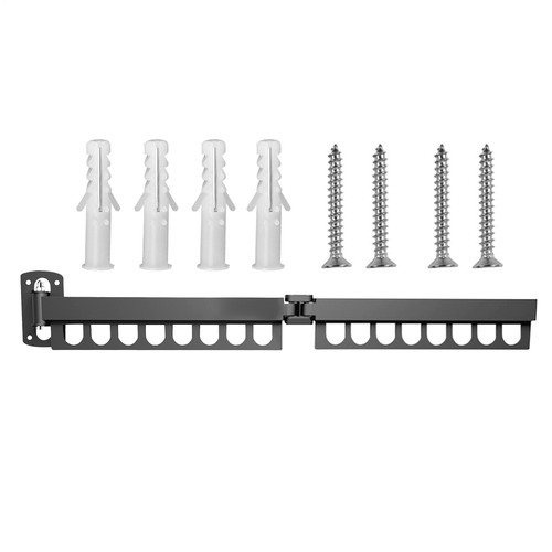 Folding Wall Clothes Hanger Laundry Hanging Dryer Rack Space Saver Drying Rack - Picture 11 of 27