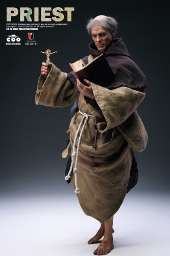 COOMODEL SE131 1/6 Medieval Priest 12" Collectible Male Action Figure Model Toy - Picture 14 of 17