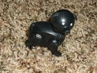 Fisher Price Little People Vintage Black Hex Farm Pig #1
