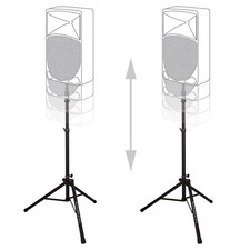 Ultimate Support TS-100B Air-Powered Auto Lift Tripod Speaker Stand Pair TS100