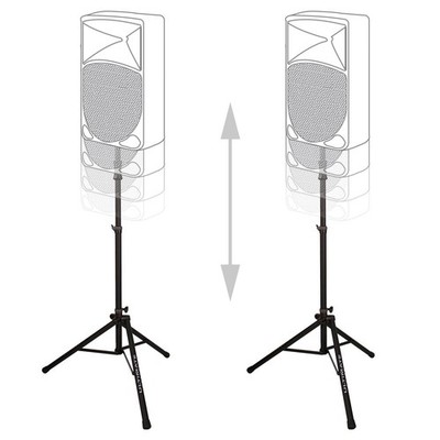 Ultimate Support TS-100B Air-Powered Auto Lift Tripod Speaker Stand Pair TS100