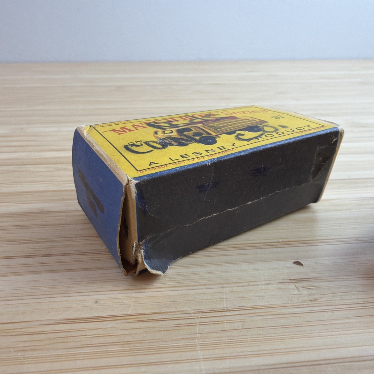 Vintage Lesney Matchbox 37 Coca-Cola Lorry Toy Car w/ Original Box