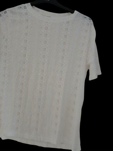 Ladies White Size 16 Top Unbranded New - Bild 2 von 3
