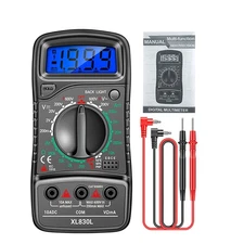 1Pc LCD Digital Multimeter Voltmeter Ammeter Ohmmeter Volt AC DC Diode Tester