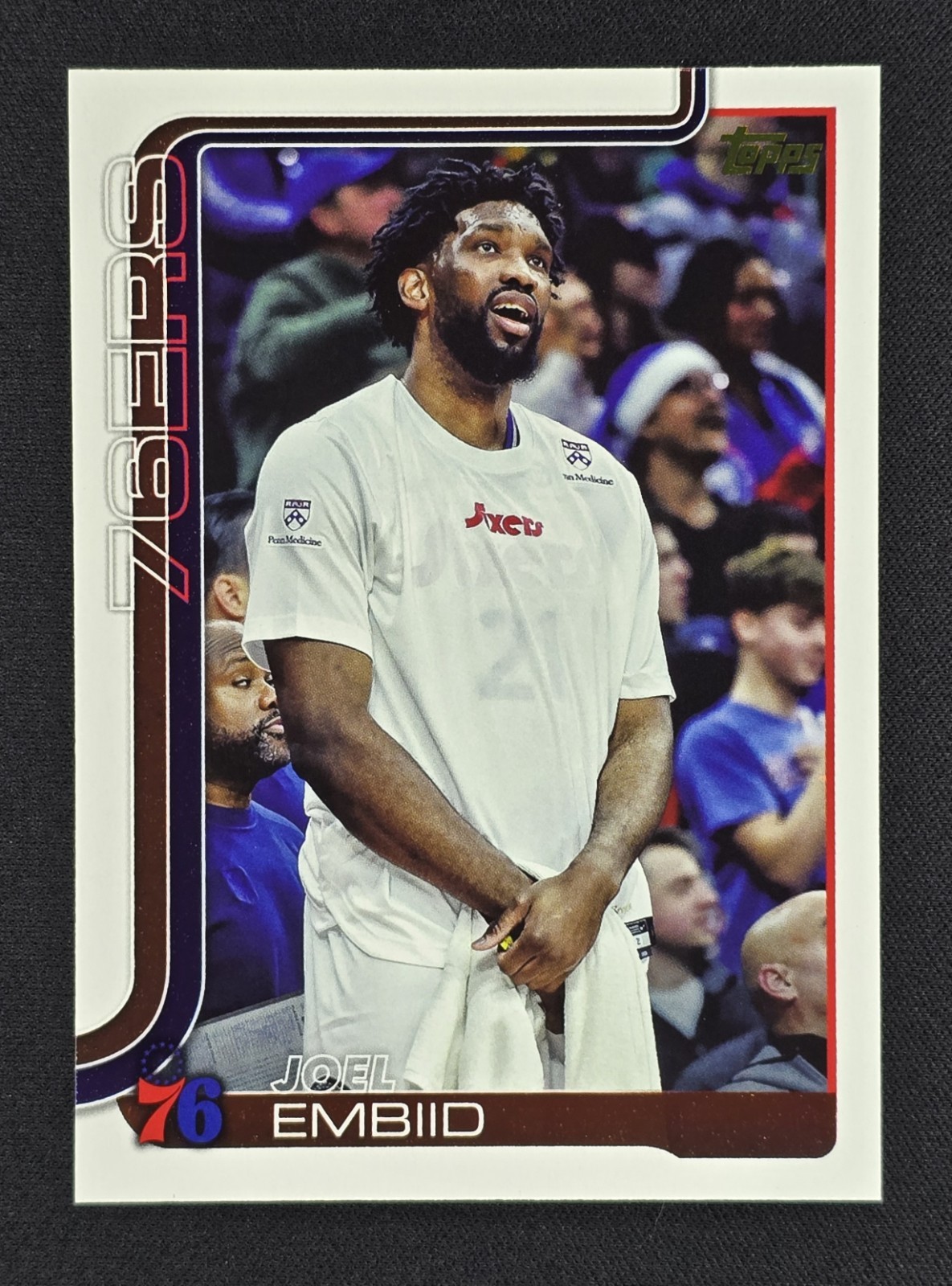 2025-26 Topps Basketball Golden Mirror Image Variation SSP Joel Embiid #22