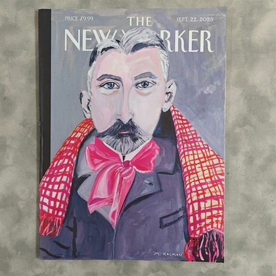 The New Yorker Sept 22 2025 Fall Style & Design Kalman Cover Mallarme Shawl