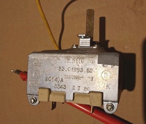 EGO Sicherheitsthermostat 53.01993.62 Temperaturegler