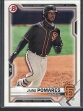 2021 Bowman Draft - Jairo Pomares #BD-45 Giants