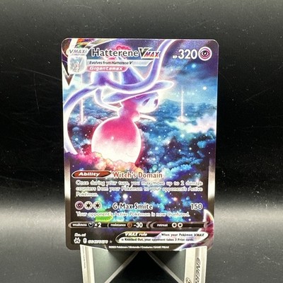 Hatterene VMAX Holo Ultra Rare SWSH: Crown Zenith: Galarian Gallery GG47/GG70 NM
