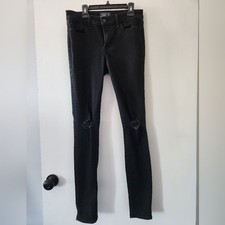 Abercrombie  Fitch Harper Super Skinny Black Jeans size 27/4L
