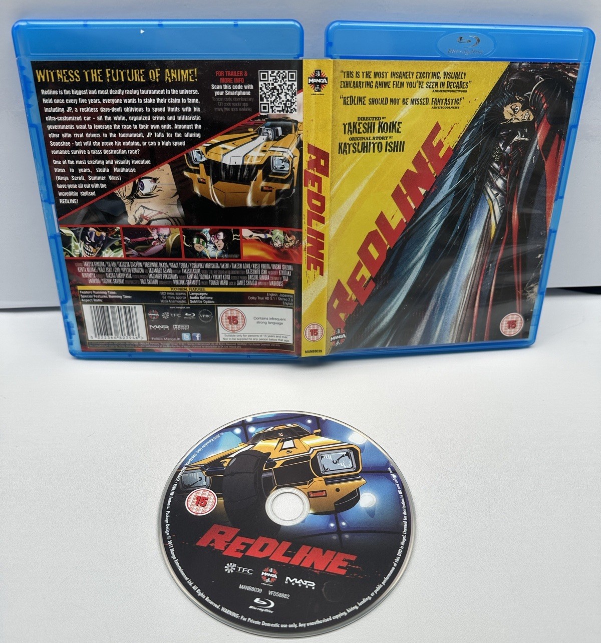 Redline (Blu-ray) Manga Home Entertainment Region-B