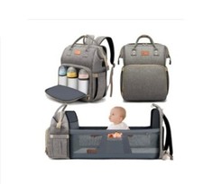 Diaper Bag Backpack, Large Baby Diaper Bags for Boys Gray