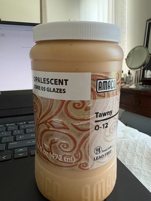 Amaco Tawny Opalescent Glaze Cone 05