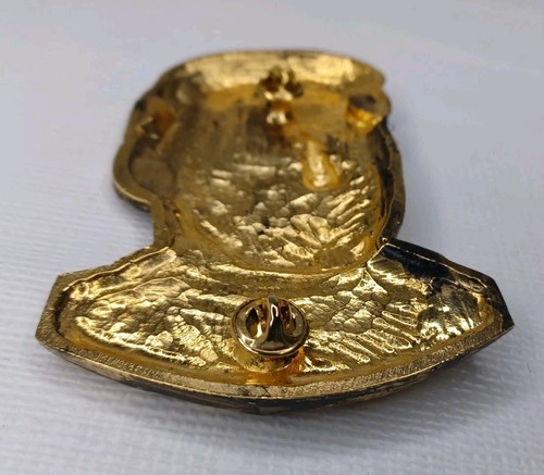 Gold Tone JFK Pin John Kennedy Metal Pin Rafael - Picture 12 of 19