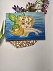 ACEO Original Acrylic Painting Mermaid Sea miniature by BrydenArt — photo 4