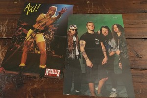 GUNS N ROSES Pantera OZZY OSBOURNE + Metal Magazine Clippings 80's-90's BATCH 2