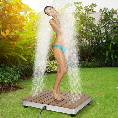 #ad #ad Adjustable Outdoor Shower with Foot Wheel Portable for Pool Camping amp; Garden $296.88